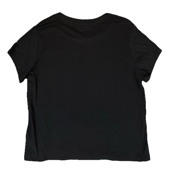 Victoria's Secret T Shirt Womens Large Black Glitter Font Glam Sexy Romantic NWT - Picture 7 of 7